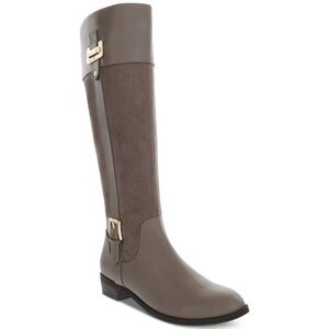 Karen Scott Deliee Wide-Calf Riding Boots Stone (WIDE CALF)